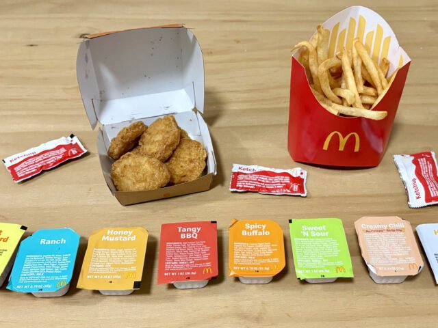 McDonald’s Dipping Sauces & Condiments Menu
