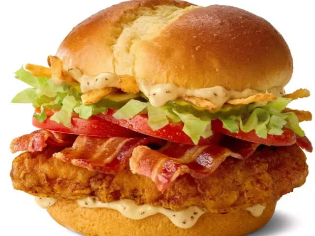 McDonald’s Burger Menu With Prices